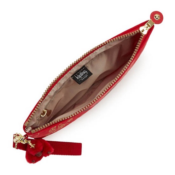 Kipling Zao Pouch in Tango Red from Lunar New Year Collection - Picture 2 of 6